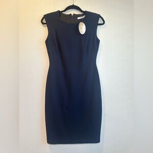 Bailey 44 Blue Sheath Midi Dress for Cocktail